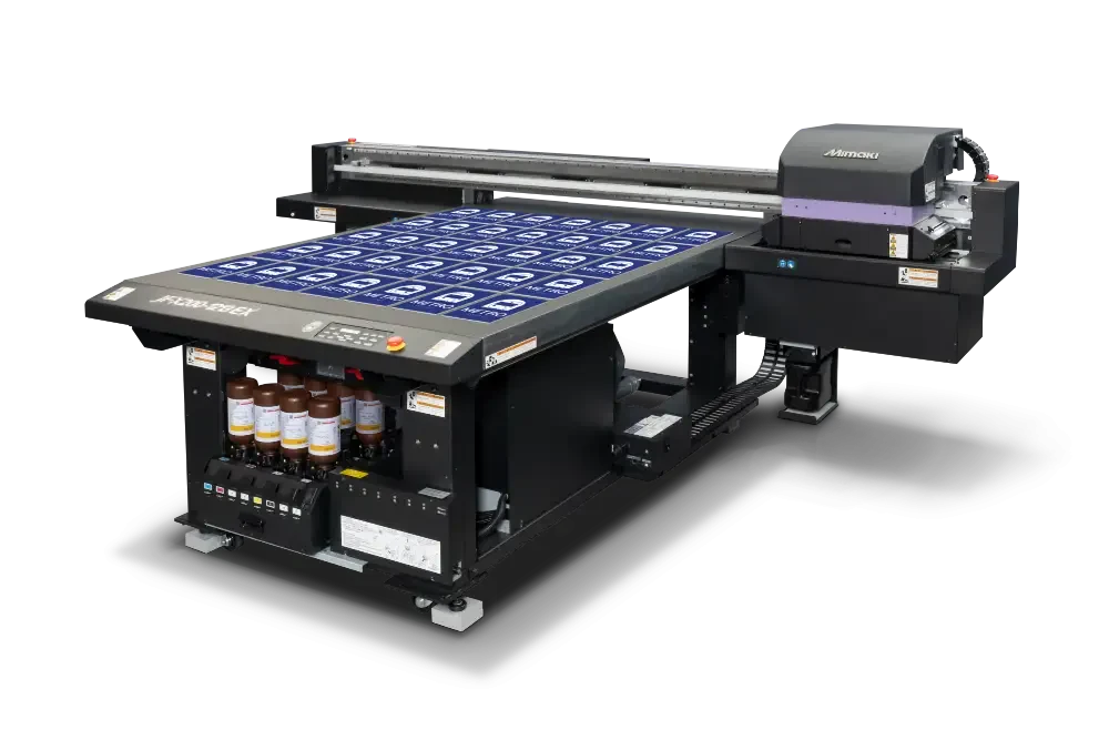 Mimaki JFX200-1213 EX UV-LED flatbed printer, original Mimaki product image