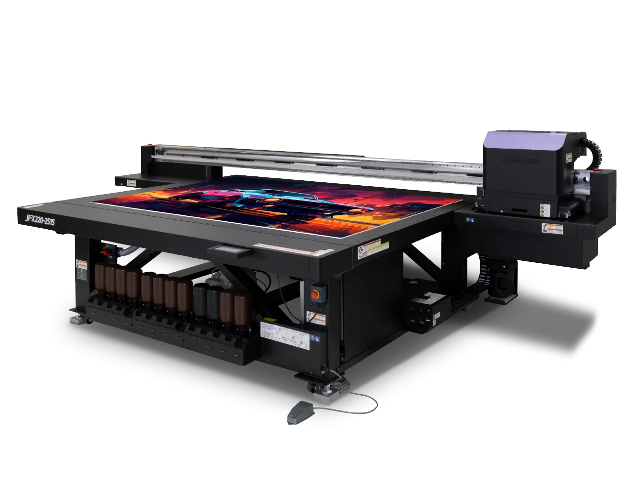 Mimaki JFX220-2515 UV-LED flatbed printer, original Mimaki product image