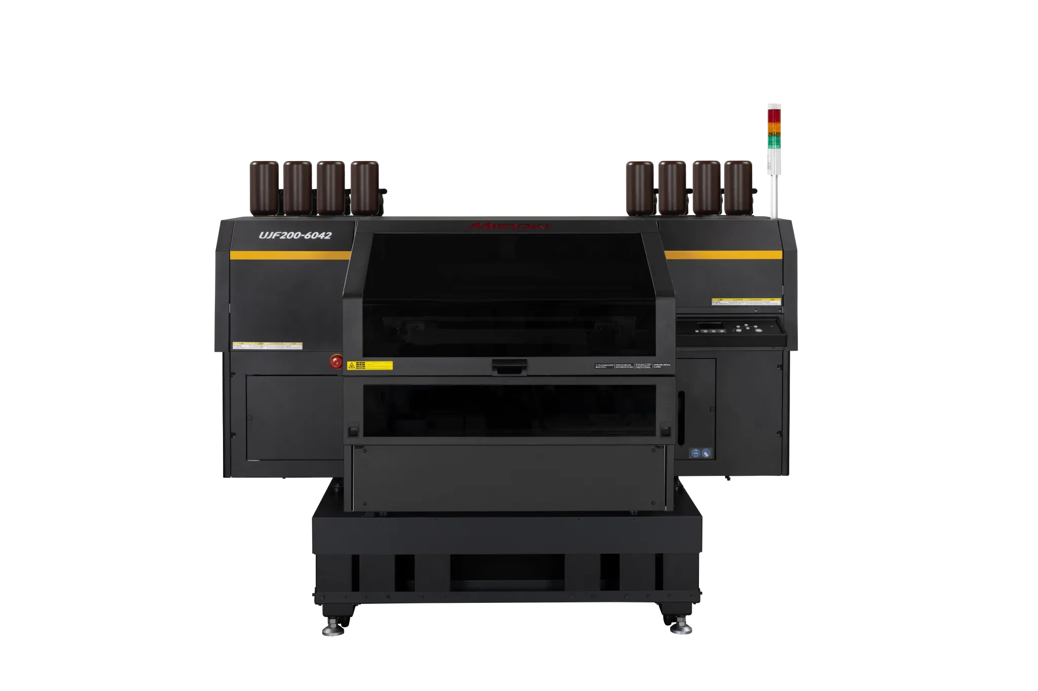 Front view of Mimaki UJF200-6042 with optional installation stand