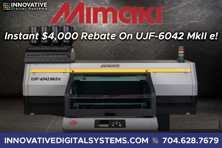 Current UV Printer Price for Mimaki UJF 6042 MK II e flatbed